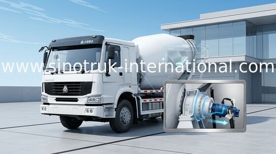 Camion 12CBM 371HP 6X4 RHD ZZ5257GJBN4048W della betoniera di SINOTRUK HOWO