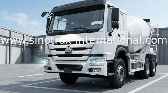 Camion della betoniera di alta efficienza 6CBM 290HP 6X4 LHD, camion della miscela del cemento