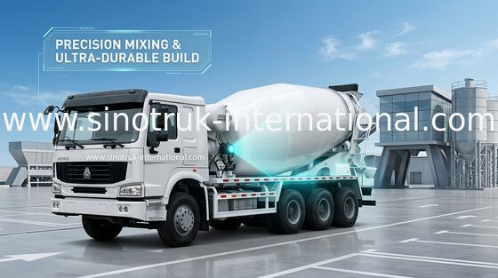 Camion SINOTRUK HOWO 12CBM Euro2 290HP 6X4 RHD ZZ5257GJBM4048W della betoniera
