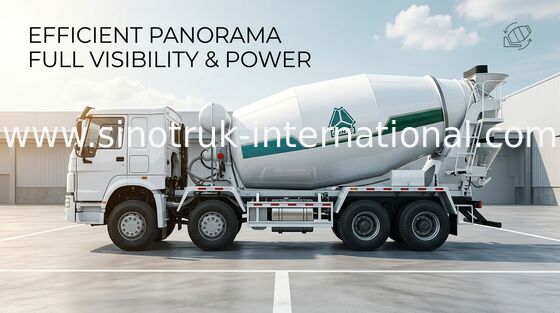 Camion 14CBM 371HP 8X4 LHD ZZ5317GJBN3261W della betoniera di SINOTRUK HOWO