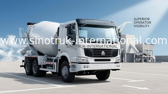 Camion SINOTRUK HOWO 12CBM 336HP 6X4 LHD ZZ1257N4048W della betoniera