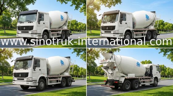 Camion SINOTRUK HOWO 12CBM 336HP 6X4 RHD ZZ5257GJBN4048W della betoniera