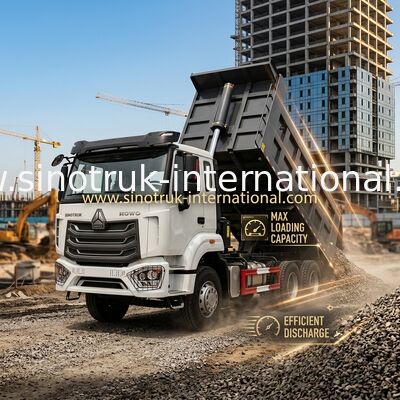 SINOTRUK HOHAN Howo Tipper Dump Truck Chassis Weichai Motore 6 × 4 LHD ZZ3257V384JB1 Modello
