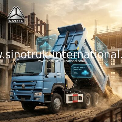 Ribaltabile a U Blu (20CBM, 6×4, 380CV): Vantaggi Eccezionali per lo Scarico Rapido dei Materiali