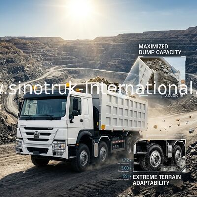 SINOTRUK HOWO 400HP 12 ruote LHD 31 tonnellate 20-30CBM