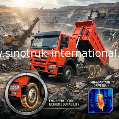 Sinotruk Howo Tipper Dump Truck Weichai 380Hp 10 Ruote 6 × 4 Lhd 20CBM