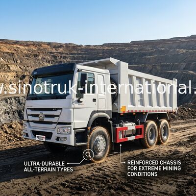 Sinotruk Howo Tipper Dump Truck Weichai 380 HP 10 Ruote 20CBM 6 × 4