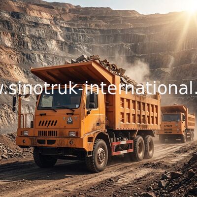 estrazione mineraria Tipper Dump Truck 371HP di 6X4 LHD 70 tonnellate di SINOTRUK HOWO per industria estrattiva