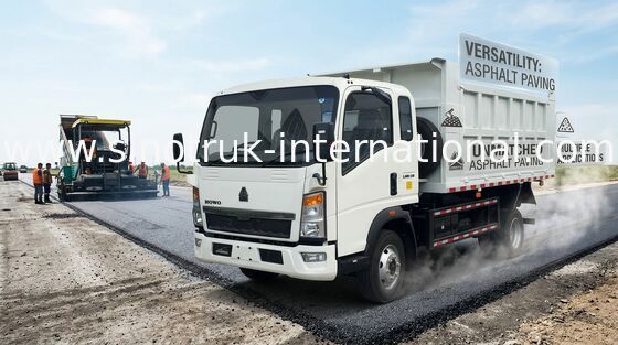 Guida a destra di bassa potenza dell'autocarro con cassone ribaltabile di 116HP HOWO 4X2 RHD
