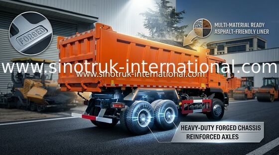 Tramonto ZZ3257N384GB1 arancio di Sinotruk 371HP TXcab dell'autocarro con cassone ribaltabile di HOWO