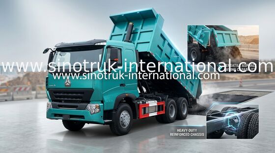 266HP alla prestazione affidabile dell'autocarro con cassone ribaltabile del ribaltatore 420HP SINOTRUK HOWO A7