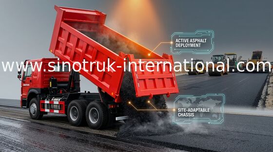 euro II dell'autocarro con cassone ribaltabile di 371hp Zz3257n3847a Sinotruk Howo