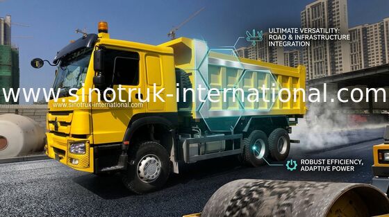 Autocarro con cassone ribaltabile di Sinotruk Howo 6x4 336HP per estrazione mineraria della costruzione