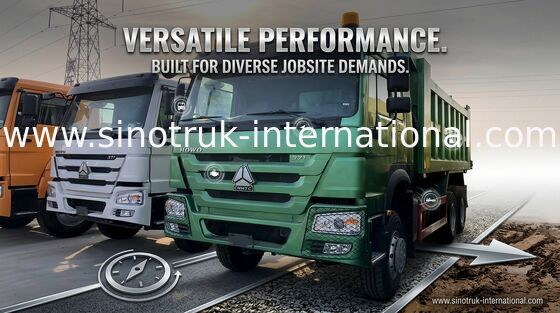 Tonnellate 16 - 18 CBM delle ruote HOWO ZZ3257N3647A 30 di Tipper Truck 6x4 SINOTRUK 10