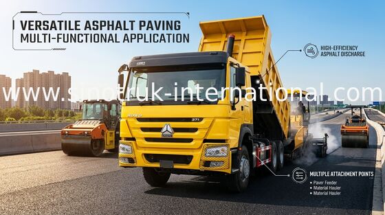 Lhd giallo Sinotruk Howo 6x4 autocarro con cassone ribaltabile 371 CV Heavy Duty