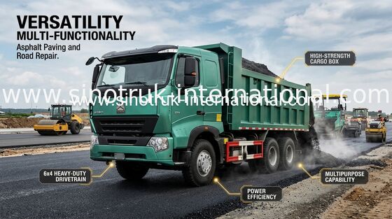 Autocarro con cassone ribaltabile di Sinotruk HOWO A7/grandi autocarri con cassone ribaltabile della costruzione RHD 6X4
