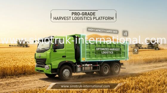 30 - 40 tonnellate di RHD 10 delle ruote del ribaltatore di autocarro con cassone ribaltabile SINOTRUK HOWO A7 per costruzione