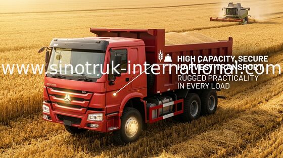 Autocarro con cassone ribaltabile di Sinotruk Howo LHD 371 HP tonnellate euro 2 di autocarro con cassone ribaltabile pesante da 25 - 40