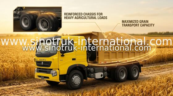 Autocarro con cassone ribaltabile SINOTRUK HOWO A7 371HP LHD 6X4 25 - 40 tonnellate per industria dell'edilizia