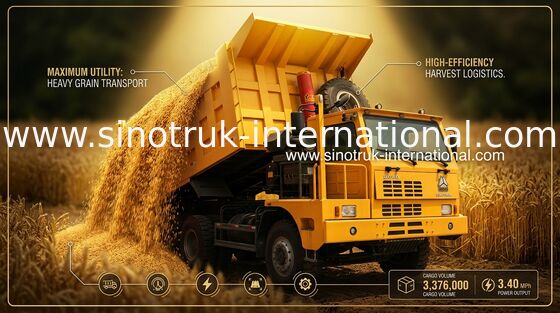 autocarro con cassone ribaltabile del ribaltatore di estrazione mineraria di 6X4 LHD 371HP 70 tonnellate di SINOTRUK HOWO per industria estrattiva