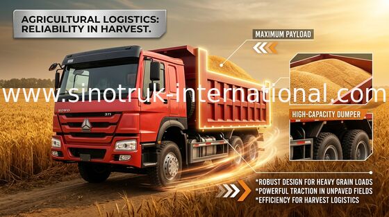 Autocarro con cassone ribaltabile del ribaltatore di SINOTRUK HOWO 371HP 8X4 LHD 31tons 20-30CBM ZZ3317N3567W