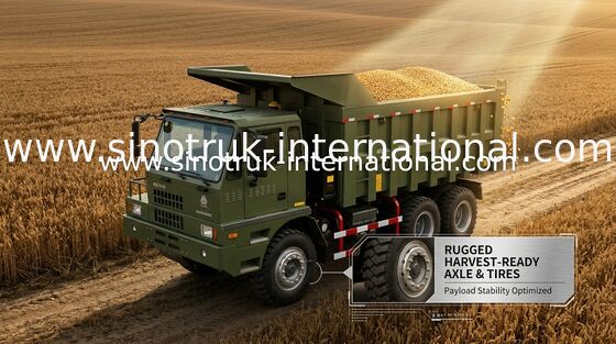 Alto carrello di miniera 6X4 dell'autocarro con cassone ribaltabile del ribaltatore di capacità di carico SINOTRUK HOWO70