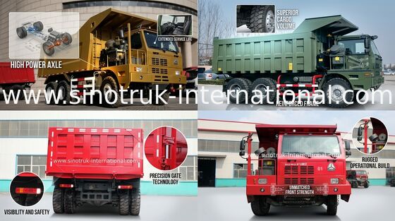 Camion di alta efficienza LHD 6X4 SINOTRUK HOWO con il limite di emissione dell'euro 2