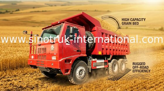 Alti autocarri con cassone ribaltabile della miniera di carbone di capacità di carico SINOTRUK 70 tonnellate con lo SGS