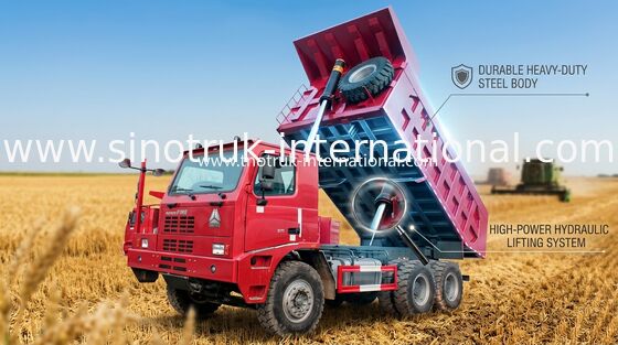 Autocarro con cassone ribaltabile del carraio dell'autocarro con cassone ribaltabile del ribaltatore della miniera di carbone/SINOTRUK HOWO70 dieci
