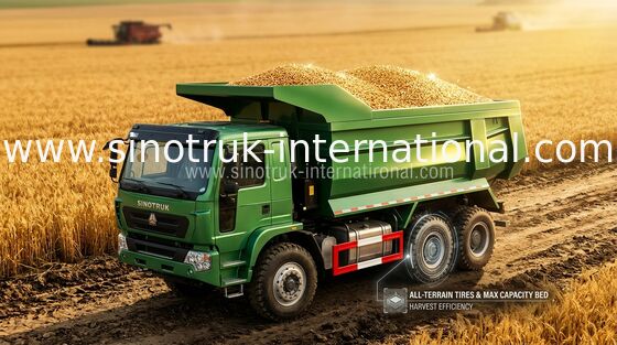 CINO consumo di combustibile basso resistente dell'autocarro con cassone ribaltabile camion/10 371HP del carraio di HOWO