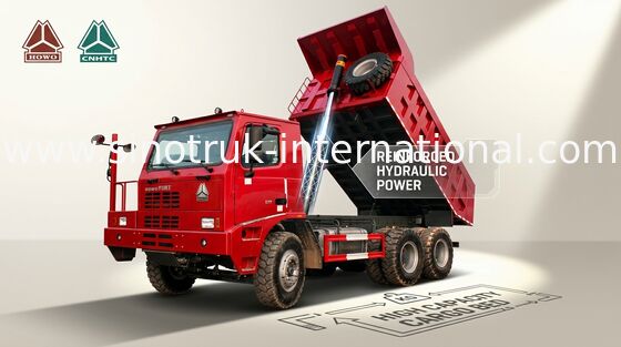 Autocarro con cassone ribaltabile del ribaltatore SINOTRUK HOWO 70 10wheels estraente 371HP 70tons ZZ5707S3640AJ