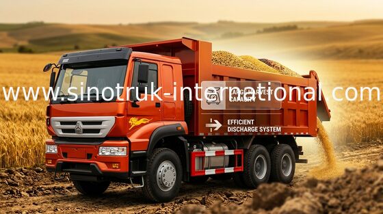 Autocarro con cassone ribaltabile dorato 6X4 336HP LHD 25-30tons ZZ3251N3641W di principe di SINOTRUK