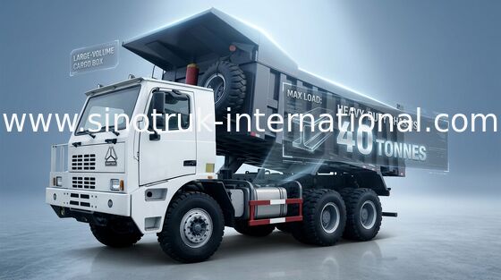 Autocarro con cassone ribaltabile commerciale del ribaltatore di HOWO SINOTRUK con alta capacità di carico