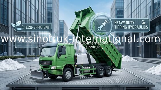 Autocarro con cassone ribaltabile del ribaltatore di SINOTRUK HOWO 371HP 8X4 LHD 31-60tons 20-30CBM ZZ3317N3867W
