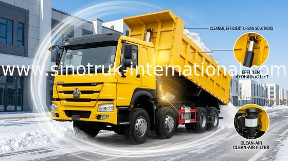 Autocarro con cassone ribaltabile di SINOTRUK HOWO 371HP 12wheels LHD 31tons 20-30CBM ZZ3317N3267W