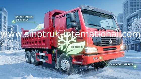 L'autocarro con cassone ribaltabile del ribaltatore di SINOTRUK HOWO 10 spinge 10-25CBM il carico 25-40tons ZZ3257N3647A
