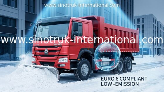 L'autocarro con cassone ribaltabile del ribaltatore SINOTRUK HOWO 10 spinge la capacità di carico 25-40tons 10-25CBM