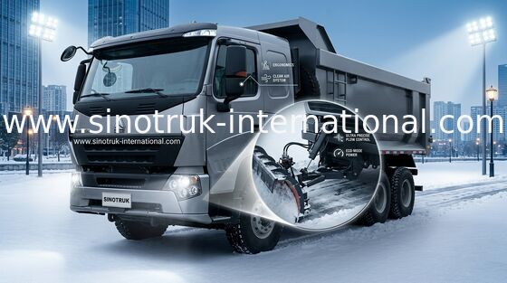 L'autocarro con cassone ribaltabile del ribaltatore SINOTRUK HOWO A7 371HP 10 spinge 25tons per industria estrattiva