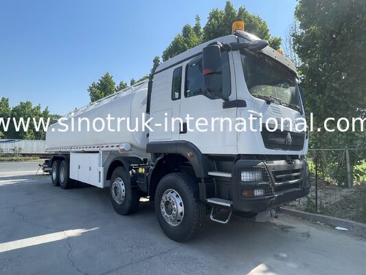 HOWO 8X4 Serbatoio di stoccaggio di petrolio Camione di consegna del carburante 35CBM Due luci di avvertimento Con pistola di tubo