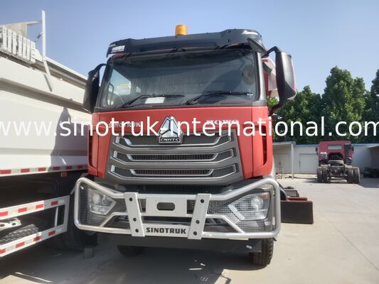 Sinotruk NX Tipper Dump Truck con motore da 371 CV, capacità da 40 a 50 tonnellate e trazione 8×4 per il trasporto pesante Rosso