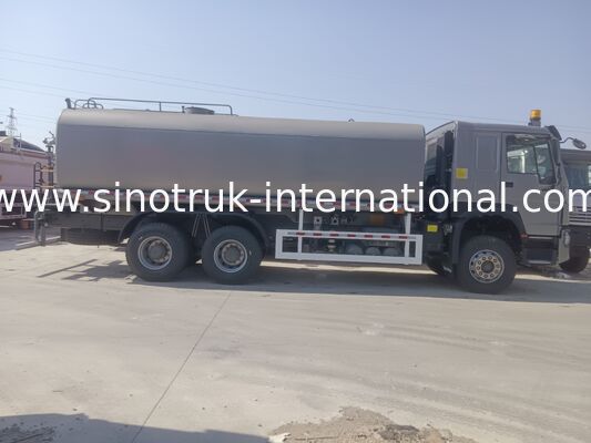 Sinotruk Howo Sprinkler Cisterna dell'acqua 10-25CBM 6 X 4 Euro 2 371 HP Bianco