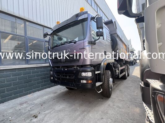 Autocarro con cassone ribaltabile del ribaltabile del modello 371HP LHD di SINOTRUK Howo TX 6X4 con le luci d'avvertimento tipo U colore grigio