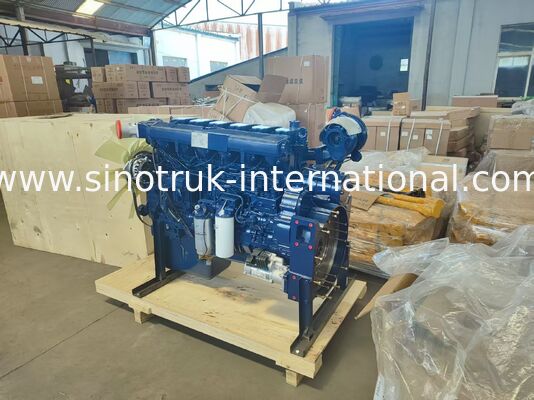 Motore diesel WEICHAI Euro III da 460 CV. Alta coppia e bassa manutenzione.