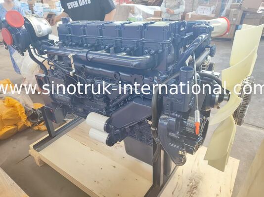 Motore diesel WEICHAI Euro III da 460 CV. Alta coppia e bassa manutenzione.