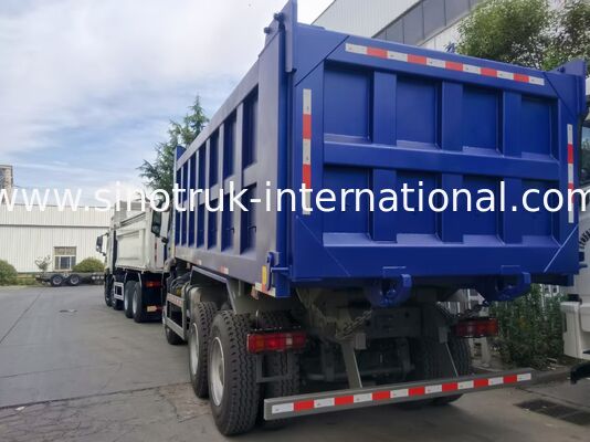 HOWO-NX Dump Truck con motore SINOTRUK da 371 CV, telone elettrico e scatola di carico in acciaio manganese pesante
