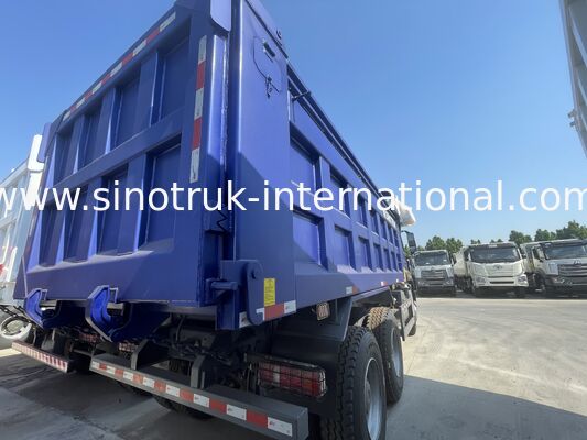 HOWO-NX Dump Truck con motore SINOTRUK da 371 CV, telone elettrico e scatola di carico in acciaio manganese pesante