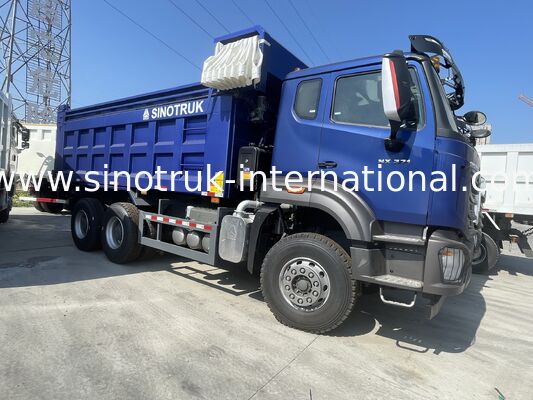 HOWO-NX Dump Truck con motore SINOTRUK da 371 CV, telone elettrico e scatola di carico in acciaio manganese pesante