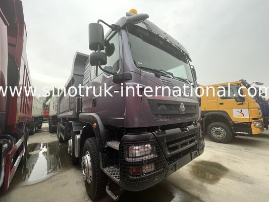 Camion a cappello pesante HOWO TX 8X4 400 CV doppio asse posteriore 16T doppio 9,5T grigio
