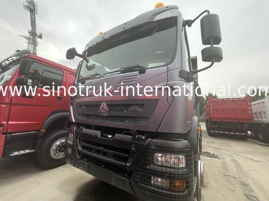 Camion a cappello pesante HOWO TX 8X4 400 CV doppio asse posteriore 16T doppio 9,5T grigio