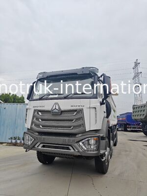 HOWO 8X4 380HP NX Tipper Dump Truck Con Tarpaulin Flap RHD